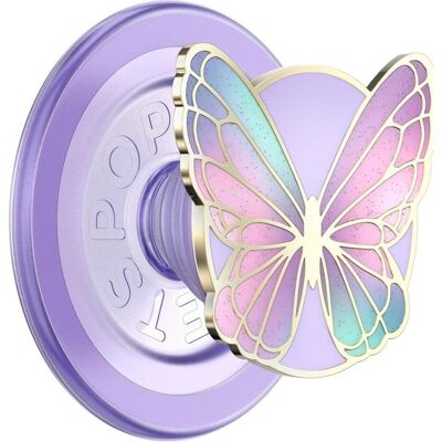 PopSockets Enamel Butterfly Prism MagSafe uchwyt i podstawka do telefonu lawendowy, Smartphone Halterung, Violett PopSockets Enamel Butterfly Prism MagSafe uchwyt i podstawka do telefonu lawendowy, Smartphone Halterung, Violett