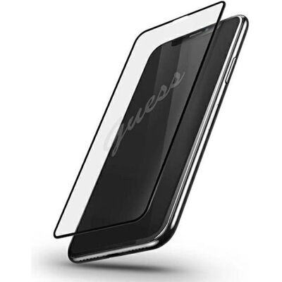 Guess iPhone 12/12 Pro Displayschutz - 9H Härte, Schwarz Outline Guess iPhone 12/12 Pro Displayschutz - 9H Härte, Schwarz Outline