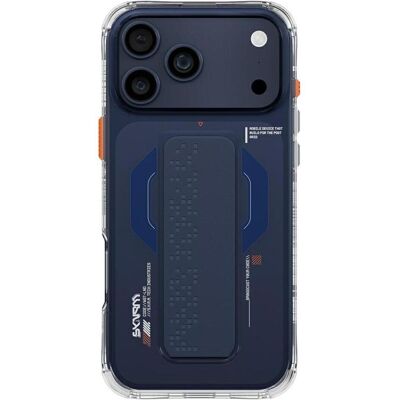 Skinarma Case Haxa for iPhone 17 Pro Max Magnetic Charging + Grip Stand blue (Apple iPhone 17 Pro Max), Smartphone Hülle, Blau Skinarma Case Haxa for iPhone 17 Pro Max Magnetic Charging + Grip Stand blue (Apple iPhone 17 Pro Max), Smartphone Hülle, Blau