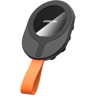 Joyroom JR-ZS393-S magnetic holder with suction cups for 4.7-7" phone - black and orange, Smartphone Halterung, Orange, Schwarz Joyroom JR-ZS393-S magnetic holder with suction cups for 4.7-7" phone - black and orange, Smartphone Halterung, Orange, Schwarz