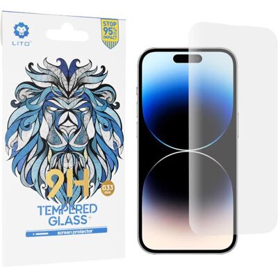 Lito - 2.5D Classic Glass - Iphone 14 Pro - Clear (Apple iPhone 14 Pro), Smartphone Schutzfolie, Transparent Lito - 2.5D Classic Glass - Iphone 14 Pro - Clear (Apple iPhone 14 Pro), Smartphone Schutzfolie, Transparent