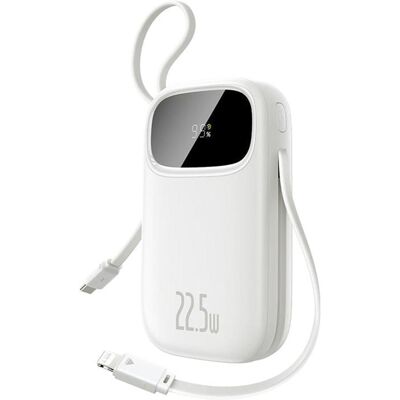 Baseus Powerbank EnerFill FC31 10000mAh 22,5W (10000 mAh, 22.50 W, 73 Wh), Powerbank, Weiss Baseus Powerbank EnerFill FC31 10000mAh 22,5W (10000 mAh, 22.50 W, 73 Wh), Powerbank, Weiss
