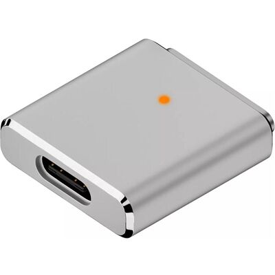 PowerGuard USB-C zu MagSafe 3 Adapter für MacBook Pro, Air (MagSafe, USB-C), Mobilgerät Adapter, Silber PowerGuard USB-C zu MagSafe 3 Adapter für MacBook Pro, Air (MagSafe, USB-C), Mobilgerät Adapter, Silber