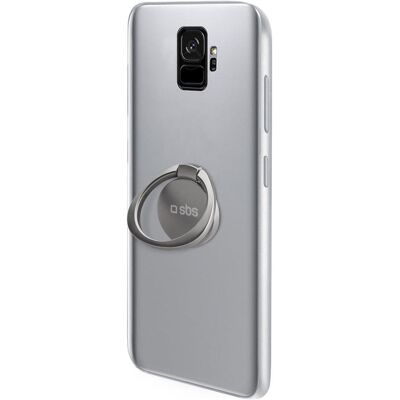 SBS Handy-Ring mit Standfunktion, Smartphone Halterung, Silber SBS Handy-Ring mit Standfunktion, Smartphone Halterung, Silber