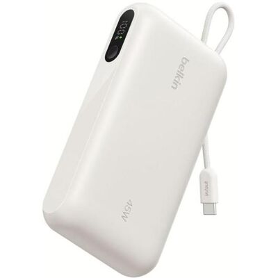 Belkin Boostcharge Pwrbank W/ Display (20000 mAh, 45 W, 74 Wh), Powerbank, Braun Belkin Boostcharge Pwrbank W/ Display (20000 mAh, 45 W, 74 Wh), Powerbank, Braun