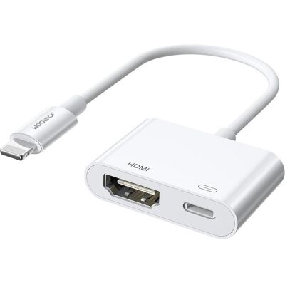 Joyroom Lightning to HDMI Adapter (Lightning, HDMI), Mobilgerät Adapter, Weiss Joyroom Lightning to HDMI Adapter (Lightning, HDMI), Mobilgerät Adapter, Weiss