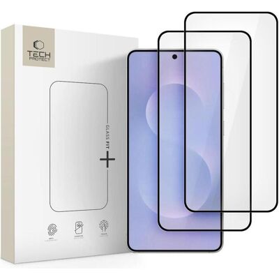 Spigen Tech-Protect Glass Fit+ 2er-Pack Panzerglas für Samsung Galaxy S25 Edge - Transparent (2 Stk., Samsung Galaxy S25 Edge), Smartphone Schutzfolie, Transparent Spigen Tech-Protect Glass Fit+ 2er-Pack Panzerglas für Samsung Galaxy S25 Edge - Transparent (2 Stk., Samsung Galaxy S25 Edge), Smartphone Schutzfolie, Transparent
