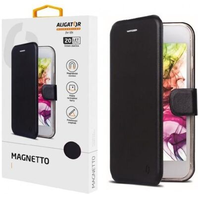 Aligator Magnetto iPhone 14 Black (Apple iPhone 14), Smartphone Hülle, Schwarz Aligator Magnetto iPhone 14 Black (Apple iPhone 14), Smartphone Hülle, Schwarz