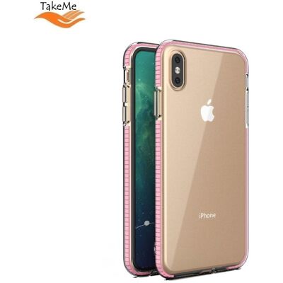 iLike Apple iPhone XS MAX Silicone case (Apple iPhone XS Max), Smartphone Hülle, Transparent, Pink iLike Apple iPhone XS MAX Silicone case (Apple iPhone XS Max), Smartphone Hülle, Transparent, Pink