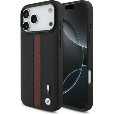 BMW Etui M Perforated Stripe Logo MagSafe do iPhone 17 Pro Max czerwony (Apple iPhone 17 Pro Max), Smartphone Hülle, Rot BMW Etui M Perforated Stripe Logo MagSafe do iPhone 17 Pro Max czerwony (Apple iPhone 17 Pro Max), Smartphone Hülle, Rot
