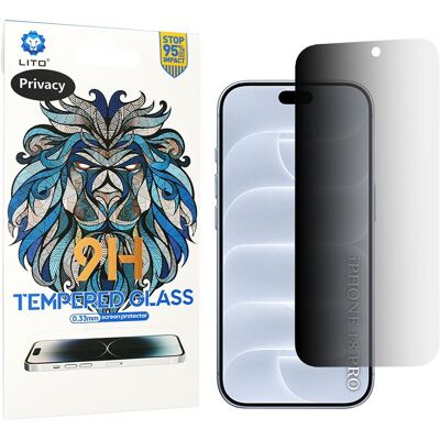 Lito - 2.5D Classic Glass - iPhone 18 Pro - Privacy (Apple iPhone 18 Pro), Smartphone Schutzfolie, Transparent Lito - 2.5D Classic Glass - iPhone 18 Pro - Privacy (Apple iPhone 18 Pro), Smartphone Schutzfolie, Transparent