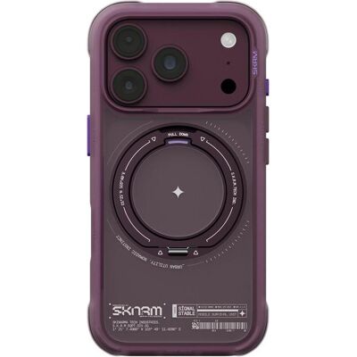 Skinarma Etui Atlas MagSafe + Rotating Kick Stand do iPhone 18 Pro / 17 Pro burgundowy (Apple iPhone 17 Pro, Apple iPhone 18 Pro), Smartphone Hülle, Rot Skinarma Etui Atlas MagSafe + Rotating Kick Stand do iPhone 18 Pro / 17 Pro burgundowy (Apple iPhone 17 Pro, Apple iPhone 18 Pro), Smartphone Hülle, Rot