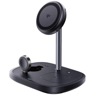 Baseus EnerFill FS41 3w1 z chłodzeniem z wtyczką EU 45W i kablem USB-C do USB-C - czarna (45 W), Wireless Charger, Schwarz Baseus EnerFill FS41 3w1 z chłodzeniem z wtyczką EU 45W i kablem USB-C do USB-C - czarna (45 W), Wireless Charger, Schwarz