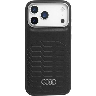 Audi Case GT Synthetic Leather MagSafe for iPhone 17 Pro Max black (Apple iPhone 17 Pro Max), Smartphone Hülle, Schwarz Audi Case GT Synthetic Leather MagSafe for iPhone 17 Pro Max black (Apple iPhone 17 Pro Max), Smartphone Hülle, Schwarz