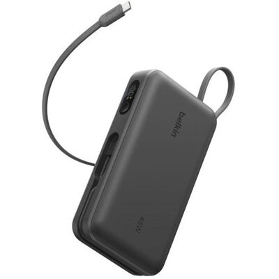 Belkin BOOSTCHARGE POWERBANK 20000MAH (20000 mAh, 45 W), Powerbank, Schwarz Belkin BOOSTCHARGE POWERBANK 20000MAH (20000 mAh, 45 W), Powerbank, Schwarz