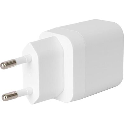Deltaco USB-AC200 (12 W, 2 Ports), USB Ladegerät, Weiss Deltaco USB-AC200 (12 W, 2 Ports), USB Ladegerät, Weiss