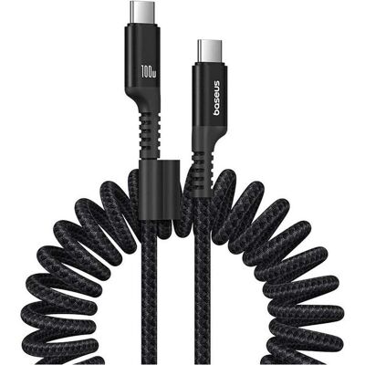 Baseus USB C – USB C (1 m, USB 3.2 Gen 2, 100 W), USB Kabel Baseus USB C – USB C (1 m, USB 3.2 Gen 2, 100 W), USB Kabel