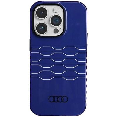 Audi IML MagSafe Case iPhone 14 Pro 6.1" niebieski/navy blue hardcase AU-IMLMIP14P-A6/D3-BE (Apple iPhone 14 Pro), Smartphone Hülle, Blau Audi IML MagSafe Case iPhone 14 Pro 6.1" niebieski/navy blue hardcase AU-IMLMIP14P-A6/D3-BE (Apple iPhone 14 Pro), Smartphone Hülle, Blau