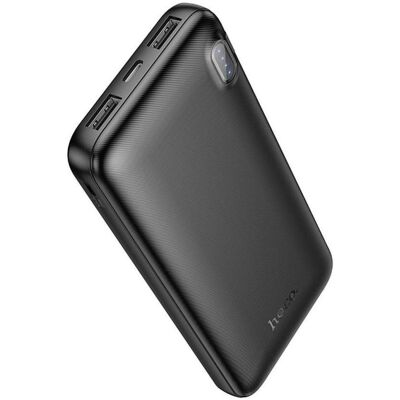 Hoco Power bank powerbank 10000 mAh 2A J128 black (10000 mAh, 32 Wh), Powerbank, Schwarz Hoco Power bank powerbank 10000 mAh 2A J128 black (10000 mAh, 32 Wh), Powerbank, Schwarz