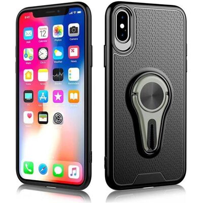cyoo 360 Rotation Air Vent Holder Case - Grau - Apple iPhone X XS -Huelle - - pkw (Apple iPhone X, Apple iPhone XS), Smartphone Hülle, Grau cyoo 360 Rotation Air Vent Holder Case - Grau - Apple iPhone X XS -Huelle - - pkw (Apple iPhone X, Apple iPhone XS), Smartphone Hülle, Grau