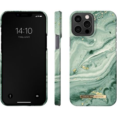 iDeal Of Sweden Designer Hard-Cover Mint Swirl Marble (Apple iPhone 12 Pro Max, Apple iPhone 13 Pro Max), Smartphone Hülle, Mehrfarbig, Gold, Grün, Weiss iDeal Of Sweden Designer Hard-Cover Mint Swirl Marble (Apple iPhone 12 Pro Max, Apple iPhone 13 Pro Max), Smartphone Hülle, Mehrfarbig, Gold, Grün, Weiss