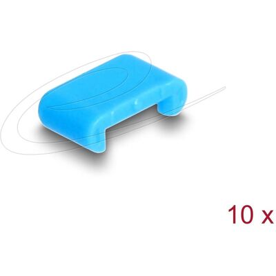Delock 10 Port Blocker für USB Type-C Buchse, Notebook Security, Blau Delock 10 Port Blocker für USB Type-C Buchse, Notebook Security, Blau