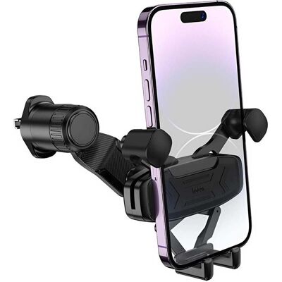 Hoco Auto holder gravity car holder for air vent H66 black, Smartphone Halterung, Schwarz Hoco Auto holder gravity car holder for air vent H66 black, Smartphone Halterung, Schwarz