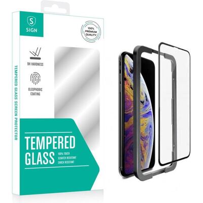 SiGN iPhone 13 Mini Full Coverage Screen Protector Tempered Glass + Applicator (Apple iPhone 13 mini), Smartphone Schutzfolie SiGN iPhone 13 Mini Full Coverage Screen Protector Tempered Glass + Applicator (Apple iPhone 13 mini), Smartphone Schutzfolie