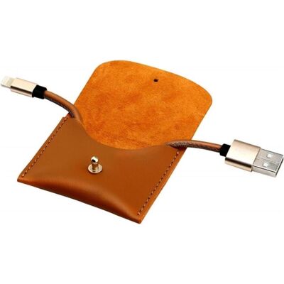 Baseus USB-A Lightning Kabel Leder Etui - USB Kabel Baseus USB-A Lightning Kabel Leder Etui - USB Kabel