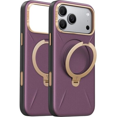 Torras Ostand Q3 VegSkin (Apple iPhone 17 Pro Max, Apple iPhone 18 Pro Max), Smartphone Hülle, Violett Torras Ostand Q3 VegSkin (Apple iPhone 17 Pro Max, Apple iPhone 18 Pro Max), Smartphone Hülle, Violett
