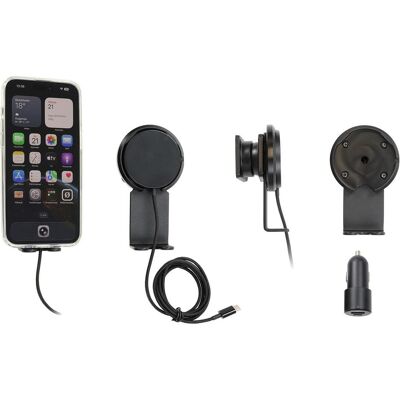 Brodit 217308 Magnetisches kabelloses Ladegerät (25 W), Wireless Charger, Schwarz Brodit 217308 Magnetisches kabelloses Ladegerät (25 W), Wireless Charger, Schwarz