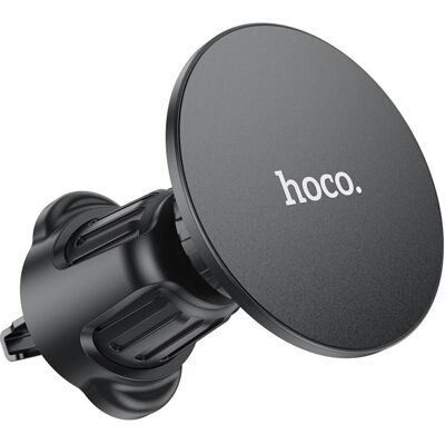 Hoco - Car Holder Fine Jade (H12) - Magnetic Grip for Air Vent - Black, Smartphone Halterung, Schwarz Hoco - Car Holder Fine Jade (H12) - Magnetic Grip for Air Vent - Black, Smartphone Halterung, Schwarz