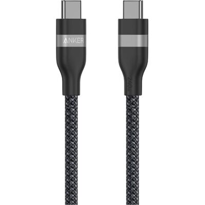 Anker 240W USB-C flettet kabel 0,3m (sort) Lavet af 100% genbrugsmaterialer, 480 Mbps, USB-C til... (0.30 m, USB 2.0, 240 W), USB Kabel Anker 240W USB-C flettet kabel 0,3m (sort) Lavet af 100% genbrugsmaterialer, 480 Mbps, USB-C til... (0.30 m, USB 2.0, 240 W), USB Kabel