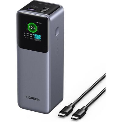 Ugreen Nexode (25000 mAh, 200 W, 90 Wh), Powerbank, Grau Ugreen Nexode (25000 mAh, 200 W, 90 Wh), Powerbank, Grau