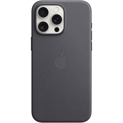 Feingewebe Case mit MagSafe (Apple iPhone 15 Pro Max), Smartphone Hülle, Schwarz Feingewebe Case mit MagSafe (Apple iPhone 15 Pro Max), Smartphone Hülle, Schwarz