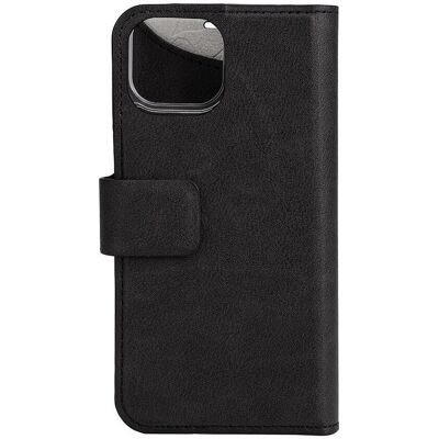 Onsala Collection iPhone 13 Mini Leder Wallet Hülle - Schwarz Onsala Collection iPhone 13 Mini Leder Wallet Hülle - Schwarz
