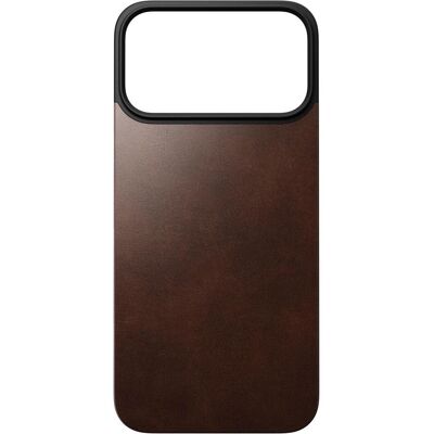 Nomad Magnetic Leather Back - magnetische Hülle für iPhone, Horween-Leder (Apple iPhone 17 Pro Max), Smartphone Hülle, Braun Nomad Magnetic Leather Back - magnetische Hülle für iPhone, Horween-Leder (Apple iPhone 17 Pro Max), Smartphone Hülle, Braun