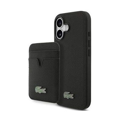 Lacoste Iconic Petit Pique MagSafe Case + Wallet for iPhone 17 Black (Apple iPhone 17), Smartphone Hülle, Schwarz Lacoste Iconic Petit Pique MagSafe Case + Wallet for iPhone 17 Black (Apple iPhone 17), Smartphone Hülle, Schwarz