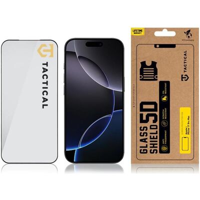 Tactical Glass Shield 5D Glas für Apple iPhone 17 Pro Max Schwarz (Apple iPhone 17 Pro Max), Smartphone Schutzfolie, Schwarz Tactical Glass Shield 5D Glas für Apple iPhone 17 Pro Max Schwarz (Apple iPhone 17 Pro Max), Smartphone Schutzfolie, Schwarz