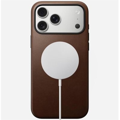 Nomad Modern Leather Case - Lederhülle für iPhone Max, Horween Leder (Apple iPhone 17 Pro Max), Smartphone Hülle, Braun Nomad Modern Leather Case - Lederhülle für iPhone Max, Horween Leder (Apple iPhone 17 Pro Max), Smartphone Hülle, Braun