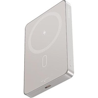 Usams Powerbank CY Series CD242 10000mAh 20W Magnetic Wireless tarnish (10000 mAh, 20 W, 20 Wh), Powerbank, Silber, Grau Usams Powerbank CY Series CD242 10000mAh 20W Magnetic Wireless tarnish (10000 mAh, 20 W, 20 Wh), Powerbank, Silber, Grau