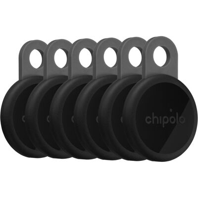 Chipolo LOOP Schwarz 6-Pack (Apple Find My, Google Find Hub), Tracker, Schwarz Chipolo LOOP Schwarz 6-Pack (Apple Find My, Google Find Hub), Tracker, Schwarz