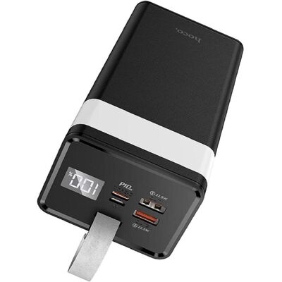 Hoco Externer Akku Power Bank J86 22.5W Quick Charge 3.0 40000mAh schwarz (40000 mAh, 22.50 W), Powerbank, Weiss, Schwarz Hoco Externer Akku Power Bank J86 22.5W Quick Charge 3.0 40000mAh schwarz (40000 mAh, 22.50 W), Powerbank, Weiss, Schwarz