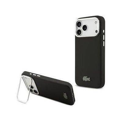 Lacoste Iconic Petit Pique Camera Stand MagSafe Case for iPhone 17 Pro Max Black (Apple iPhone 17 Pro Max), Smartphone Hülle, Schwarz Lacoste Iconic Petit Pique Camera Stand MagSafe Case for iPhone 17 Pro Max Black (Apple iPhone 17 Pro Max), Smartphone Hülle, Schwarz
