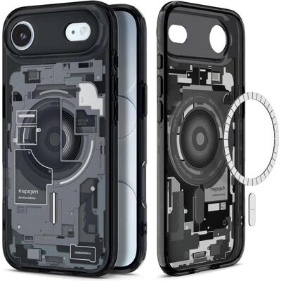 Spigen - Ultra Hybrid Zero One MagSafe - iPhone 17 Air - Black (Apple iPhone Air), Smartphone Hülle, Schwarz Spigen - Ultra Hybrid Zero One MagSafe - iPhone 17 Air - Black (Apple iPhone Air), Smartphone Hülle, Schwarz