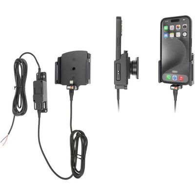 Brodit 727376 Halterung iPhone 15 & 15Pro, Smartphone Halterung, Schwarz Brodit 727376 Halterung iPhone 15 & 15Pro, Smartphone Halterung, Schwarz