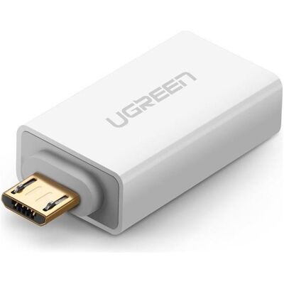 Ugreen MicroUSB zu USB Adapter OTG On-The-Go (Micro USB), Mobilgerät Adapter, Weiss Ugreen MicroUSB zu USB Adapter OTG On-The-Go (Micro USB), Mobilgerät Adapter, Weiss