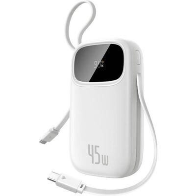 Baseus EnerFill FC31 QPow3 20000 mAh 45W biały (20000 mAh, 45 W), Powerbank, Weiss Baseus EnerFill FC31 QPow3 20000 mAh 45W biały (20000 mAh, 45 W), Powerbank, Weiss