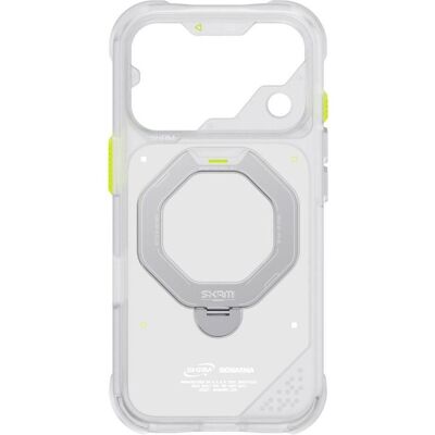 Skinarma Case Saturn MagSafe + Rotating Kick Stand for iPhone 18 Pro / 17 Pro frost (Apple iPhone 17 Pro, Apple iPhone 18 Pro), Smartphone Hülle, Transparent Skinarma Case Saturn MagSafe + Rotating Kick Stand for iPhone 18 Pro / 17 Pro frost (Apple iPhone 17 Pro, Apple iPhone 18 Pro), Smartphone Hülle, Transparent