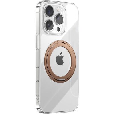 Joyroom JR-16JL6 Ultra-Thin Magnetic Phone Case with 360° Rotatable Ring Stand for iP 16 Pro-Gold (Apple iPhone 16 Pro), Smartphone Hülle, Gold Joyroom JR-16JL6 Ultra-Thin Magnetic Phone Case with 360° Rotatable Ring Stand for iP 16 Pro-Gold (Apple iPhone 16 Pro), Smartphone Hülle, Gold